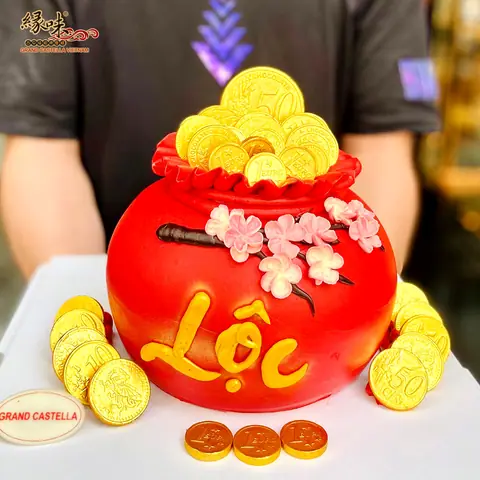 Hình bánh kem bơ Pháp Grand Castella 677