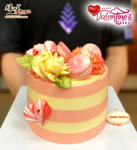 Hình bánh kem bơ Pháp Grand Castella 676