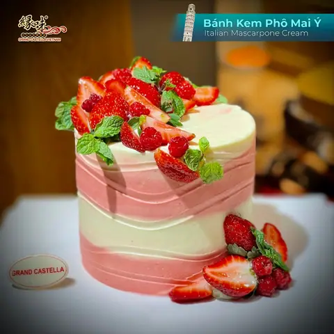 Grand Castella ra mắt BÁNH KEM PHO MAI Ý – Italian Mascarpone Cream