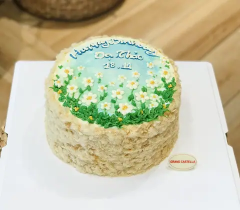 Hình bánh kem bơ Pháp Grand Castella 801