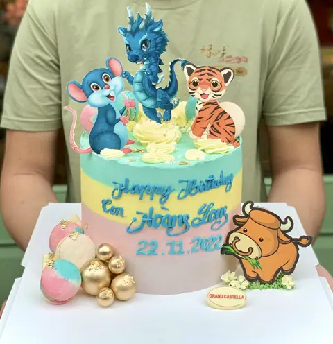 Hình bánh kem bơ Pháp Grand Castella 791