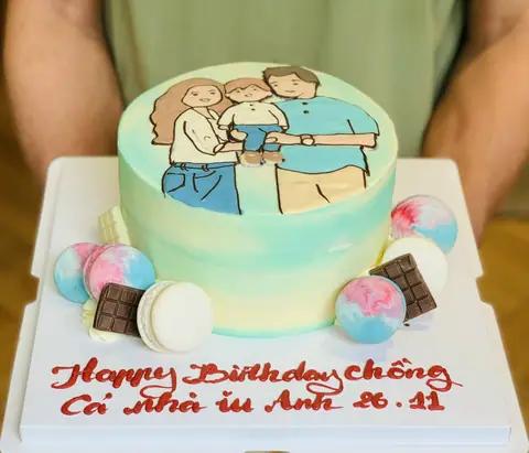 Hình bánh kem bơ Pháp Grand Castella 790