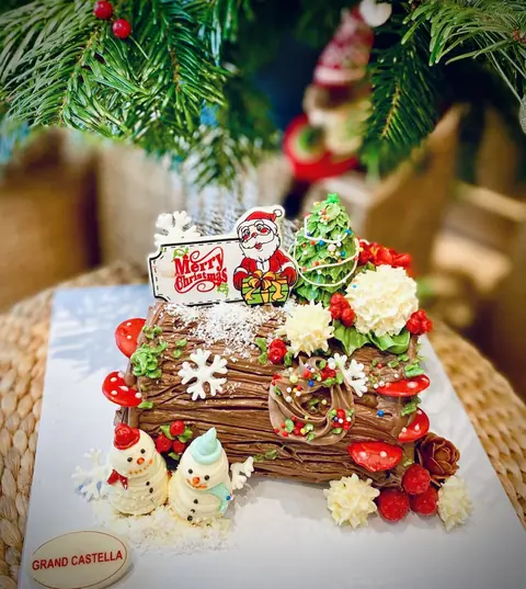 Bánh Kem Bơ Pháp Sinh Nhật Giáng Sinh – Noel BKB222