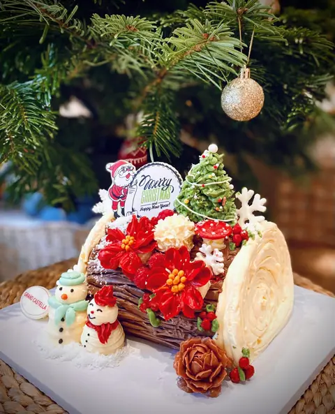 Bánh Kem Bơ Pháp Sinh Nhật Giáng Sinh – Noel BKB220