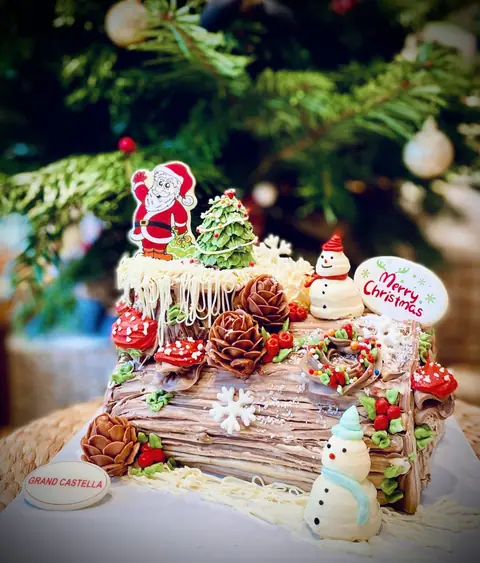 Bánh Kem Bơ Pháp Sinh Nhật Giáng Sinh – Noel BKB225