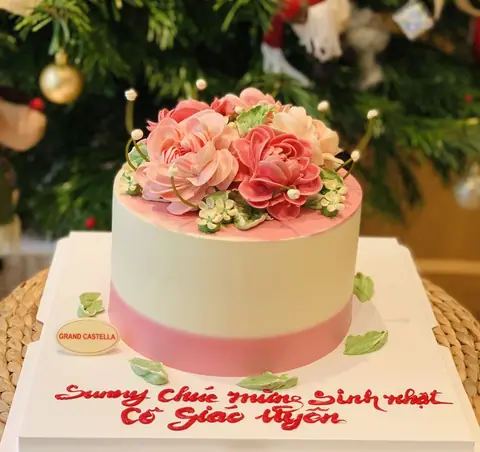 Hình bánh kem bơ Pháp Grand Castella 754