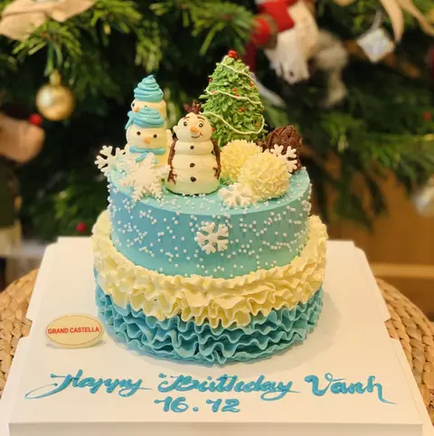 Hình bánh kem bơ Pháp Grand Castella 756