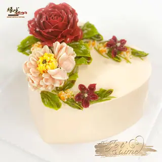 Bánh Kem Bơ Pháp Sinh Nhật Trái Tim – White Valentine – BKB239 – ảnh 1
