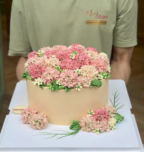 Hoa kem bơ nghệ thuật