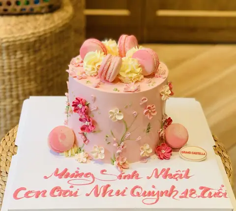 Hình bánh kem bơ Pháp Grand Castella 137