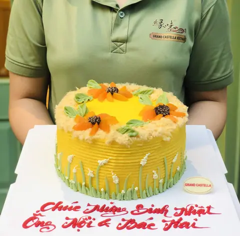 Hình bánh kem bơ Pháp Grand Castella 99
