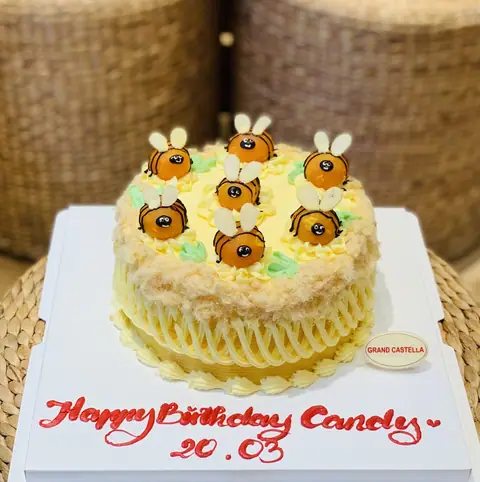 Hình bánh kem bơ Pháp Grand Castella 108