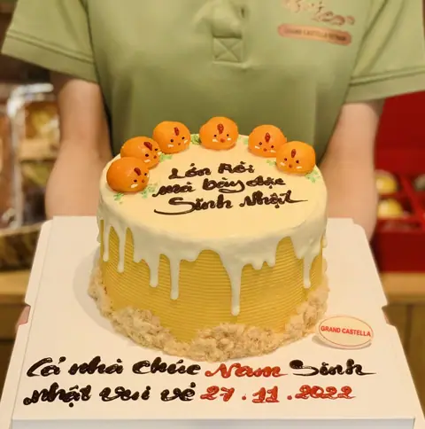 Hình bánh kem bơ Pháp Grand Castella 118