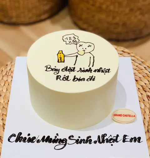Hình bánh kem bơ Pháp Grand Castella 90