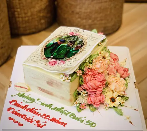 Hình bánh kem bơ Pháp Grand Castella 85