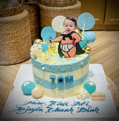 Hình bánh kem bơ Pháp Grand Castella 25