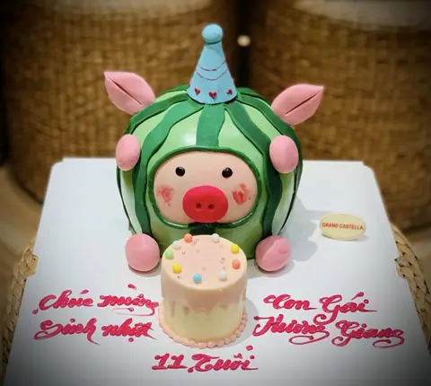 Hình bánh kem bơ Pháp Grand Castella 32